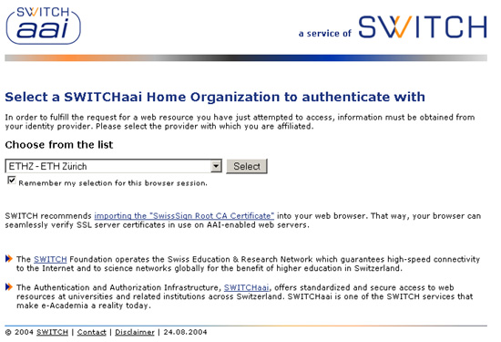 SWITCHaai: Home Organization Selection